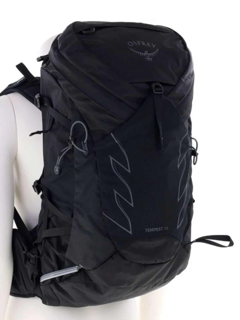 Osprey Tempest 34 Black Hiking Backpacking Backpack - Picture 1 of 15